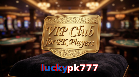 Main screen of Luckypk777 vip page for PK players